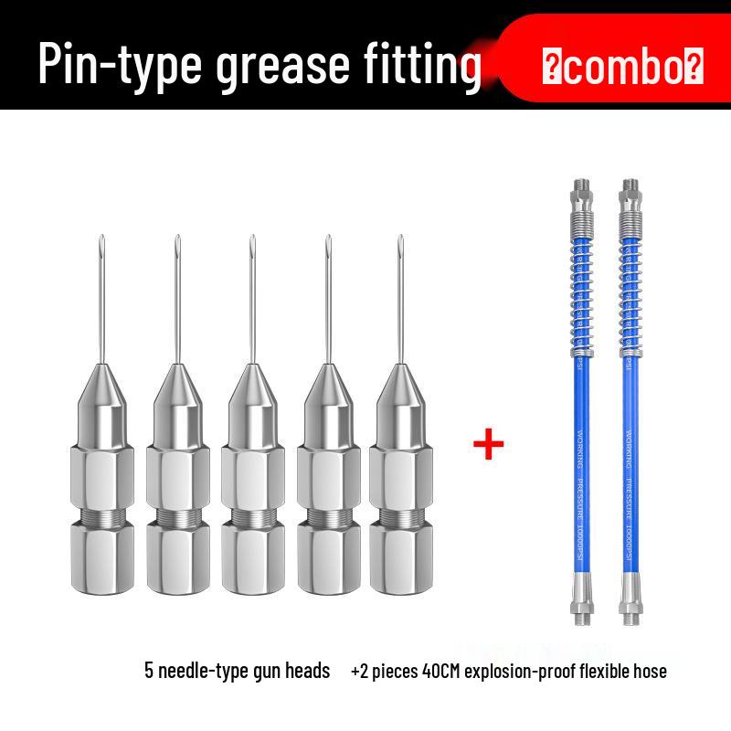 Needle-Type Grease Gun Nozzle for Bearing Maintenance
