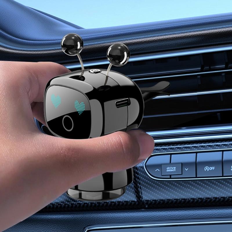 Fragrances Car Diffuser Robot Design Scent Clip with Adjustment Fragrances Unique Robot Car Air Freshener for Air Vent