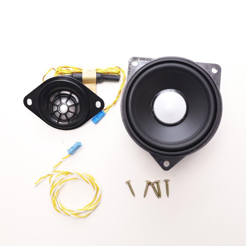 Car Center Console Speaker Cover Kit For BMW F30 F31 F32 F34 3GT 3 4 Series Dashboard Loudspeaker Midrange Speakers With Tweeter