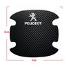 4 ks Nálepka Ochrana Klika Dveří Auta Znak Styling Auta Pro Peugeot 108 406 407 408 206 207 208 306 307 308 508 Příslušenství