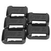 5pcs Lithium Battery Holder Portable Power Tool Battery Storage Rack with Countersunk Screw Holes Bracket for DW Black