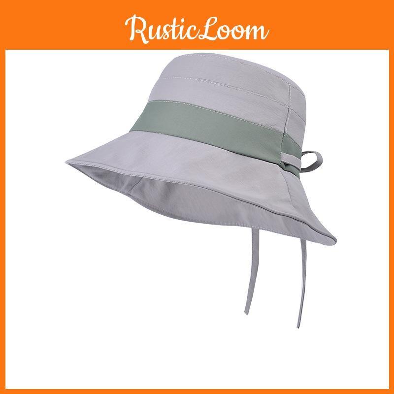 Summer Sun Hat Women Wide Brim Polyester Travel Outdoor Mountain Climbing Cap