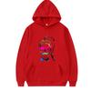 Born This Way Neon Paint Skull Sticker Hoodie Men Women Vintage Long Sleeve Streetwear Print Graphics Oversiz Hoodie Unisex
