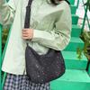 Women's Large Capacity Wave Dot Crossbody Bag Commuter Shoulder Bag