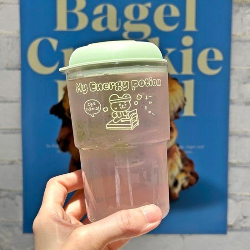 Eleganter Tisch My Daily Bottle Tumbler 3 Arten 500ml Wählen Sie 1 Wiederverwendbarer Becher Niedlicher Becher Geschenk für einen Freund