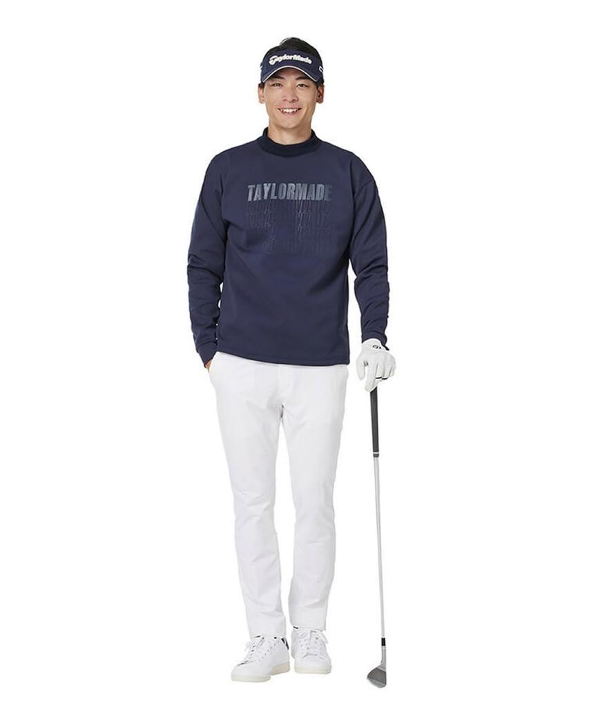 TaylorMade Graphic Logo Sweat Moc White XO Men's 24FW UN350