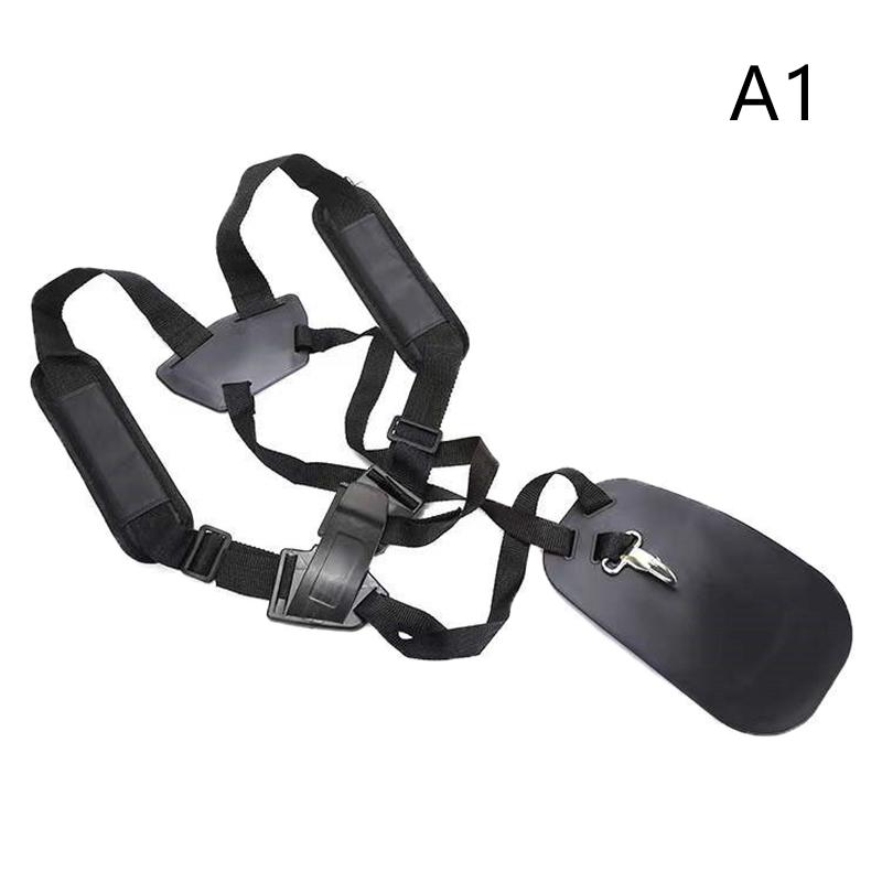Brush Cutter Strap Trimmer Shoulder Strap Lawn Mower Harness Strap Labor Saving W Shape Double Shoulder Nylon Harness Strap