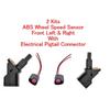 2 ABS Wheel Speed Sensor W/Connector Front L/R Fits Ford Jaguar Lincoln Volvo
