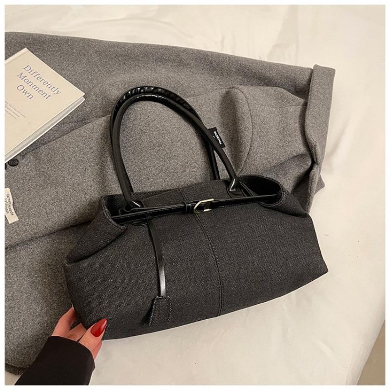 Denim Bag Women's New Casual Versatile Fashion Popular Shoulder Bag Large Capacity Commuter Tote Bag