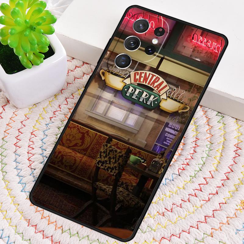 Friends Central Perk Poster Phone Case for Samsung Galaxy Note 10 Pro S26 Ultra S23 S24 FE S25 S21 S22 PLUS Shockproof Cove