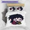 3pcs Tomioka Giyuu4 Design Cover Set - HD Printed Bedding with 1 Cover and 2 Pillowcases - Perfect for Home and Dorm Decor