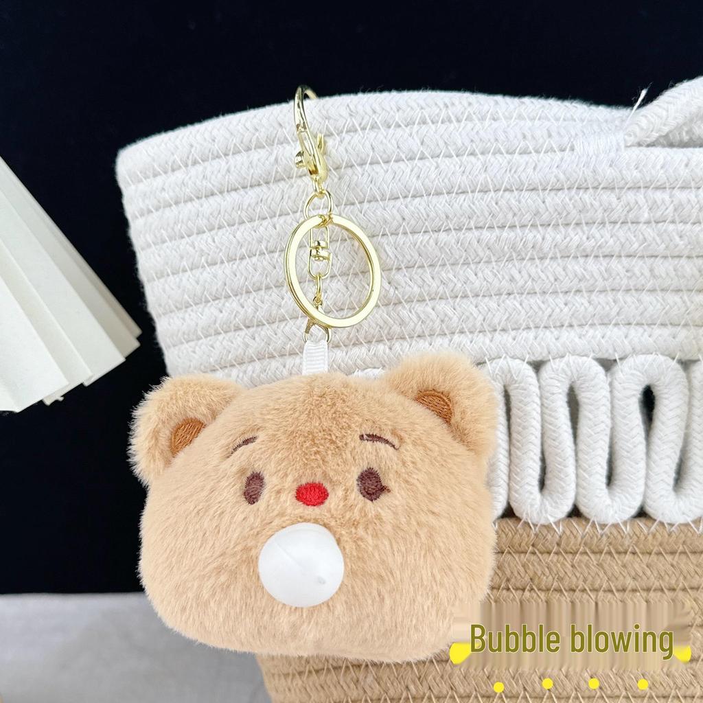 Heart Plush Doll Pendant - Cute Cartoon Gift for Best Friends & Students