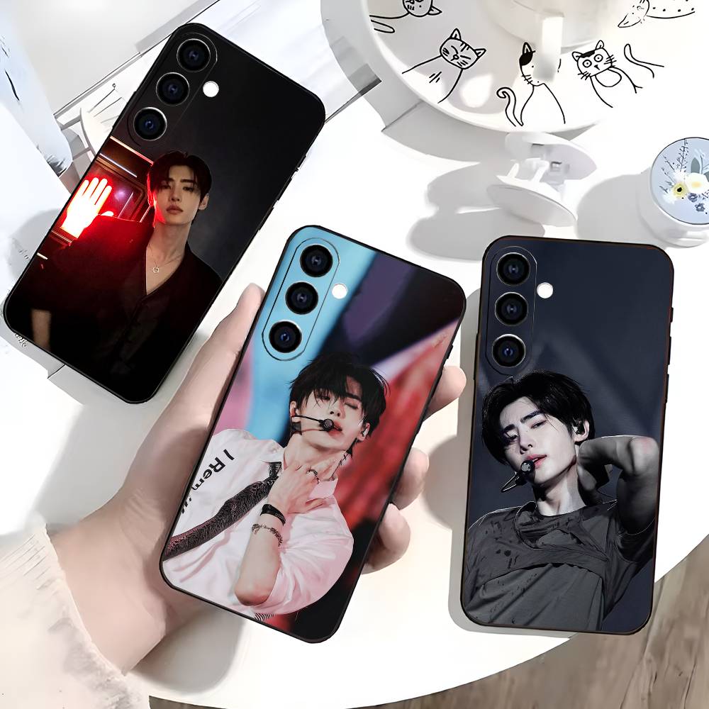 Singer S-Sunghoon Phone Case For Samsung Galaxy A73,A72,A71,A70,A53,A52,A51,Others Soft Black Cover