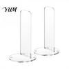 Clear Acrylic Glove Support Boxing Display Stand, Non-slip Base Holder, Home Gym Storage Vertical Rack for Training Sports Gloves MMA Organizer Stand