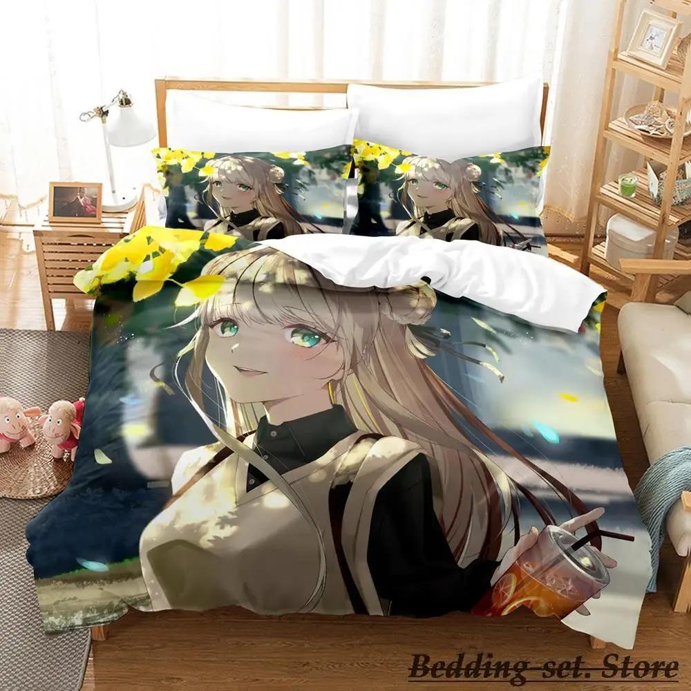 D4DJ All Mix Sängkläder Set Enkelt Twin Full Queen King Size Sängset Vuxen Barn Sovrum Påslakanset Anime sängkläder Säng