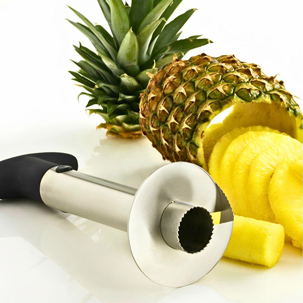 1pc Pineapple Corer and Slicer Tool Heavy‑Duty Stainless Steel Fruit Peeler Cutter for Quick Ring Slices YMY7