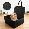 Dog Car Seat Puppy Booster Seat for Car Front Seat with Storage Pockets Pet Booster Car Seat for Small To Medium Dog