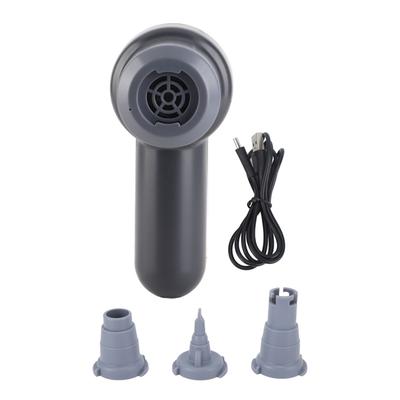 Wireless Electric Air Pump Portable Quick Fill Air Pump with 3 Nozzles for Swimming Pool Inflatable