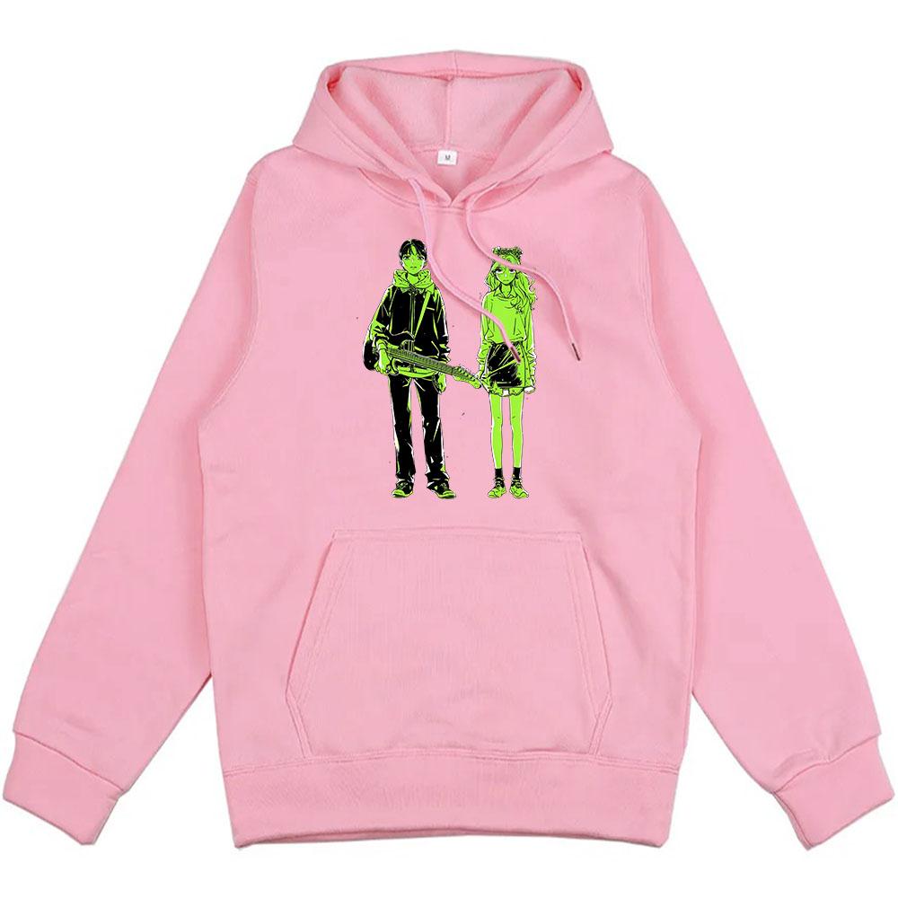 Funny Cartoon Graphic Hoodies The Guy She Was Interested In A Guy At All Sweatshirts She A Guy Manga Print Clothes