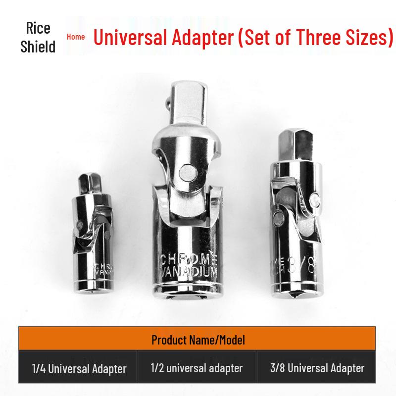 Universal Right Angle Flexible Screwdriver Attachment with Electric Drill Connection