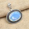 Milky Opal Gemstone 925 Sterling Silver Handmade Jewelry Pendant For Women