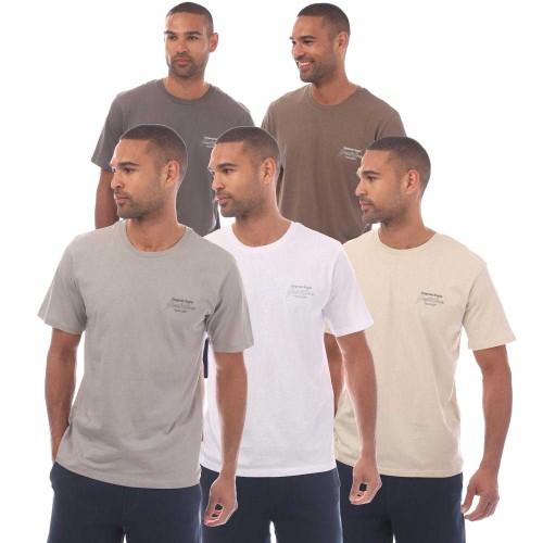 Jack And Jones Mens Tag T-Shirt (Pack of 5)