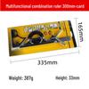 ZJ Aluminum Alloy 7" Triangle Woodworking Ruler - Inch/Metric 90° Right Angle Ruler