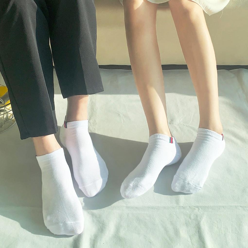 6 Pairs of 3-point Sneaker Socks for Men and Women