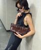 Yeomim Mini Belted Boat Bag (Crack Burgundy)