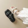 Summer Platform Sandals Women's 2025 New Double-breasted Muffin Bottom Outdoor Casual Roman Shoes Small Fragrant Ins