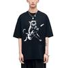Rock Punk Playing Guitar Cat Funny Meme Tshirt Men Women Casual Cotton Vintage Short Sleeve Tee Shirt Mens Oversized Tshirts