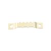 100Pcs Sawtooth Picture Hangers Double Hole with Screws Frame Hanging Hardware Save Space