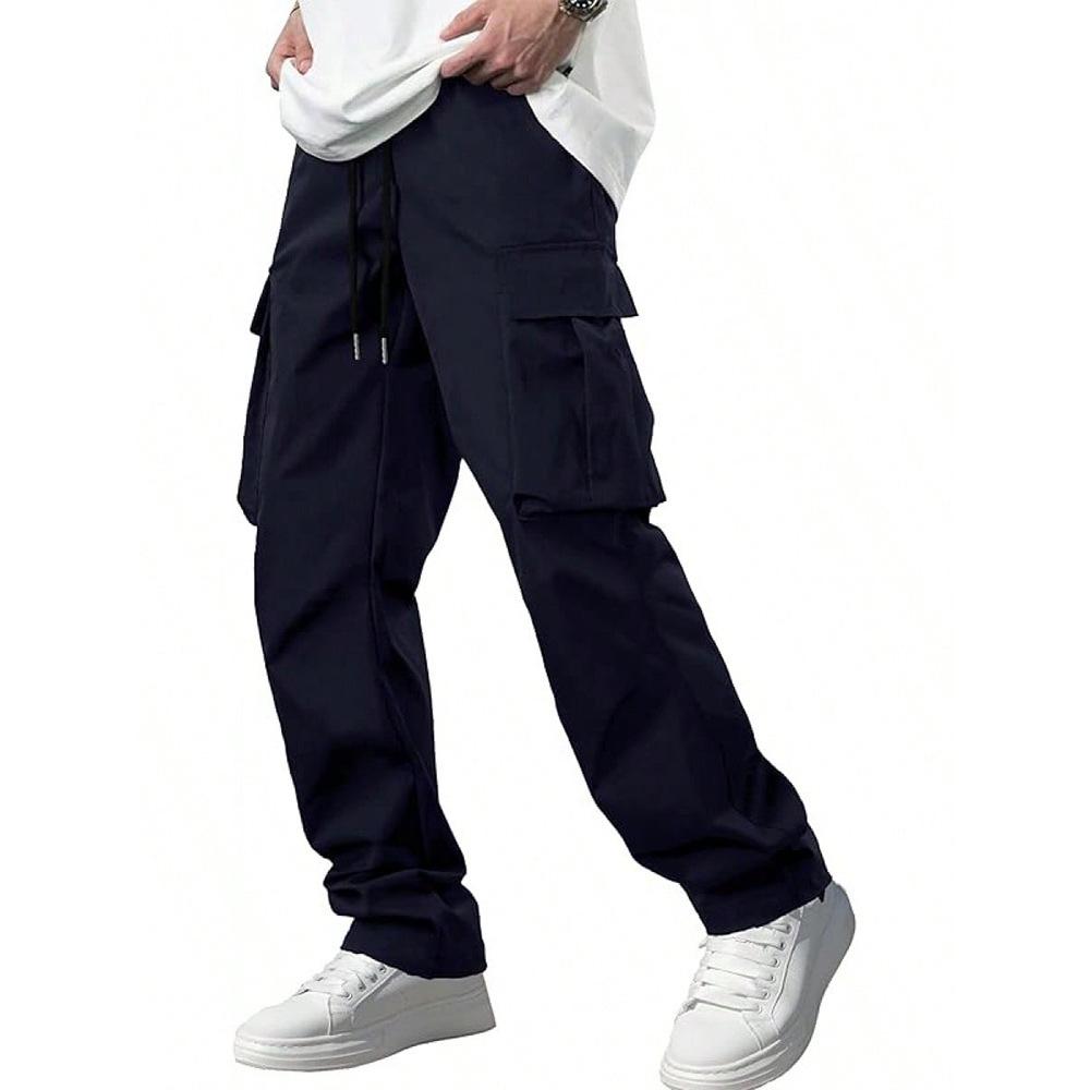 Men's Handsome Loose Straight-Leg Workwear Casual Pants