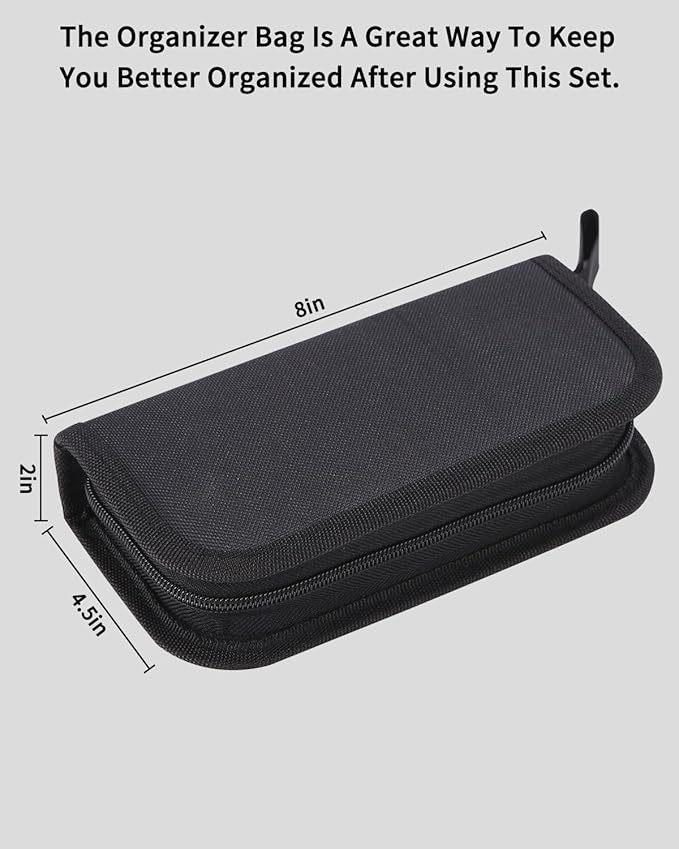 147-Piece Watch Repair Tool Kit for Disassembly and Battery Replacement