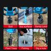 High Power Brushless Cordless Ground Drill Electric Alloy Ground Drill Winter Drilling Ice Farm Planting Boreholes Power Tool