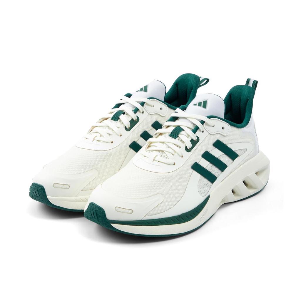 Adidas All Day Power Comfortable Versatile Breathable Low-Top Lifestyle Casual Shoes Unisex Casual Shoes White Green IH6028