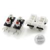Exclusive 1Pc Female Audio Jack with Gold Connector, 2/4/6Holes Stereo Input, AV Socket Perfectly Sealed at 90/180 Degrees.