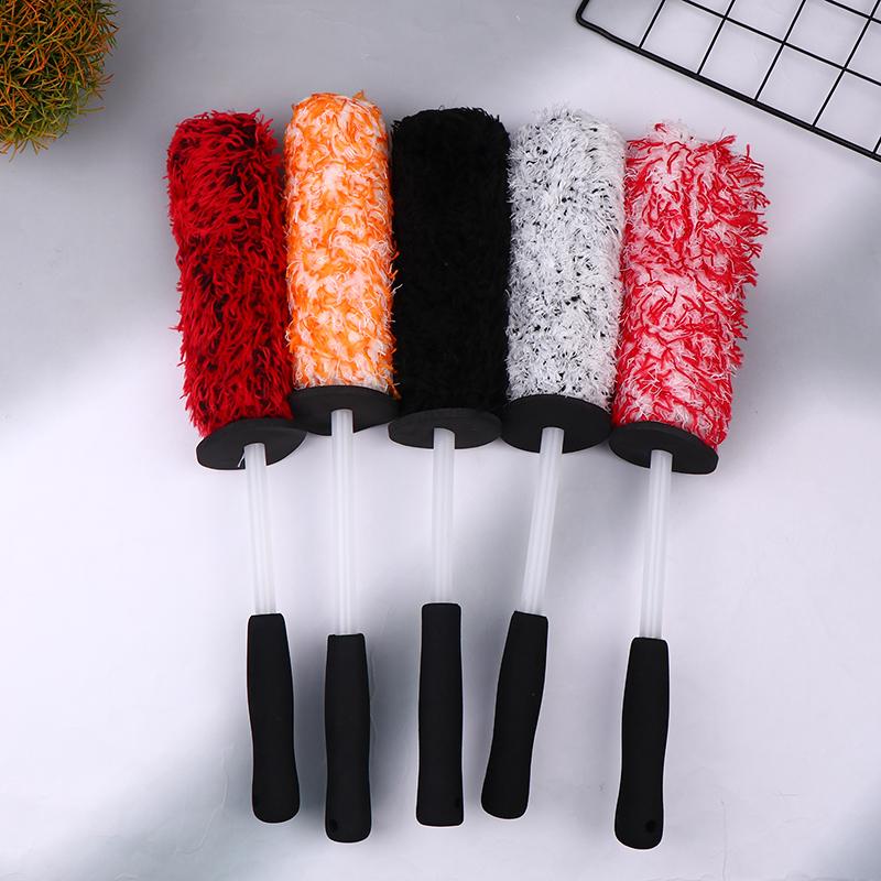 Szczotka do czyszczenia felg samochodowych z oponami, z mikrofibry, do mycia samochodu, przenośna szczotka do usuwania kurzu samochodowego, narzędzia do mycia, artykuły czyszczące