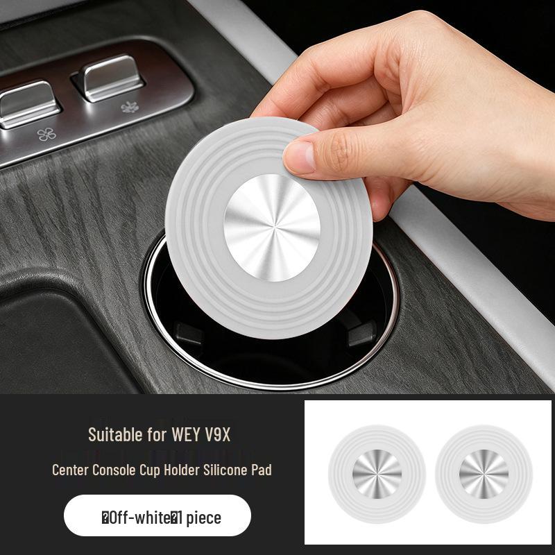 Wey V9X Center Console Anti-slip Silicone Cup Holder Pad for Car Interior