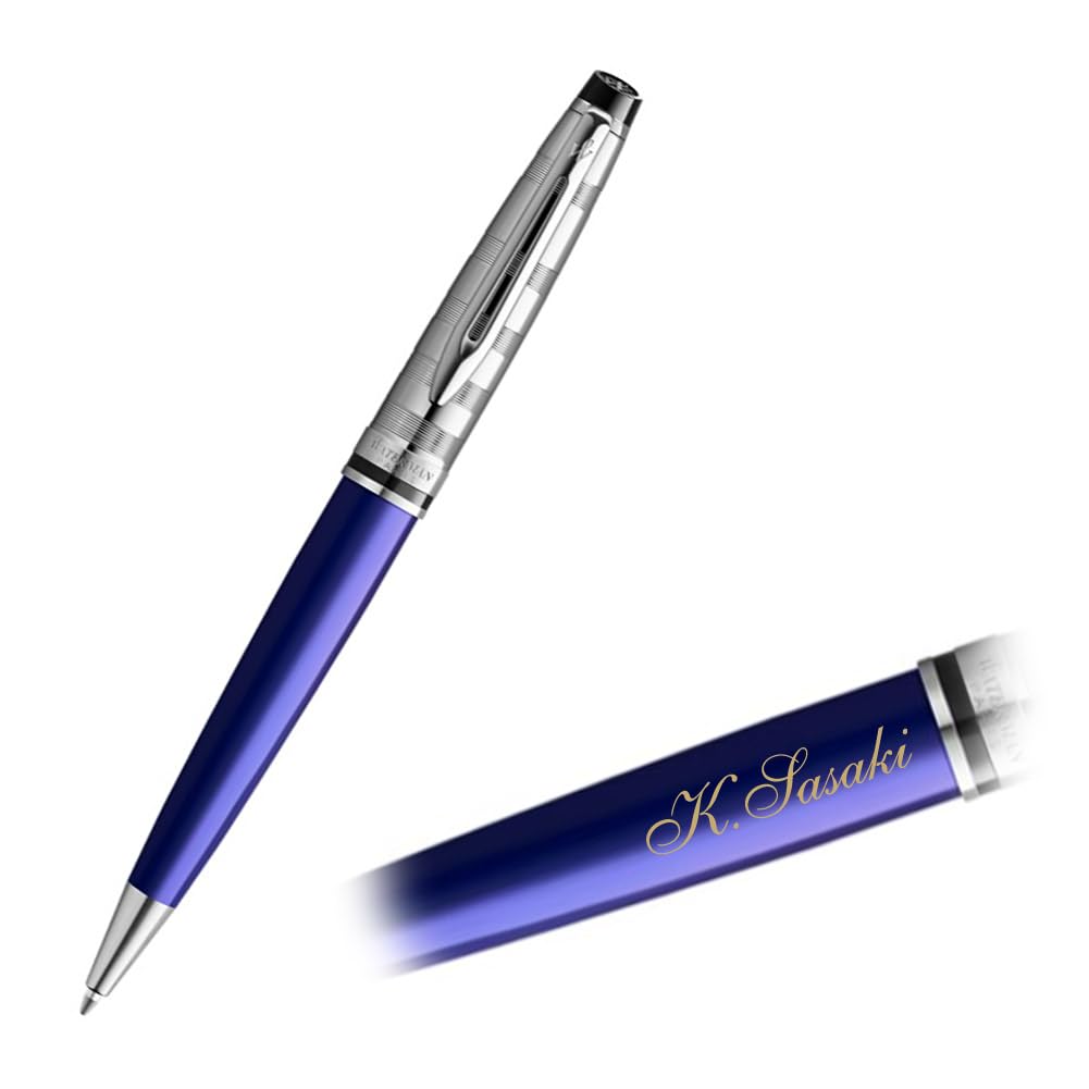 

Personalized ballpoint pen WATERMAN Waterman Expert Deluxe Dark Blue CT