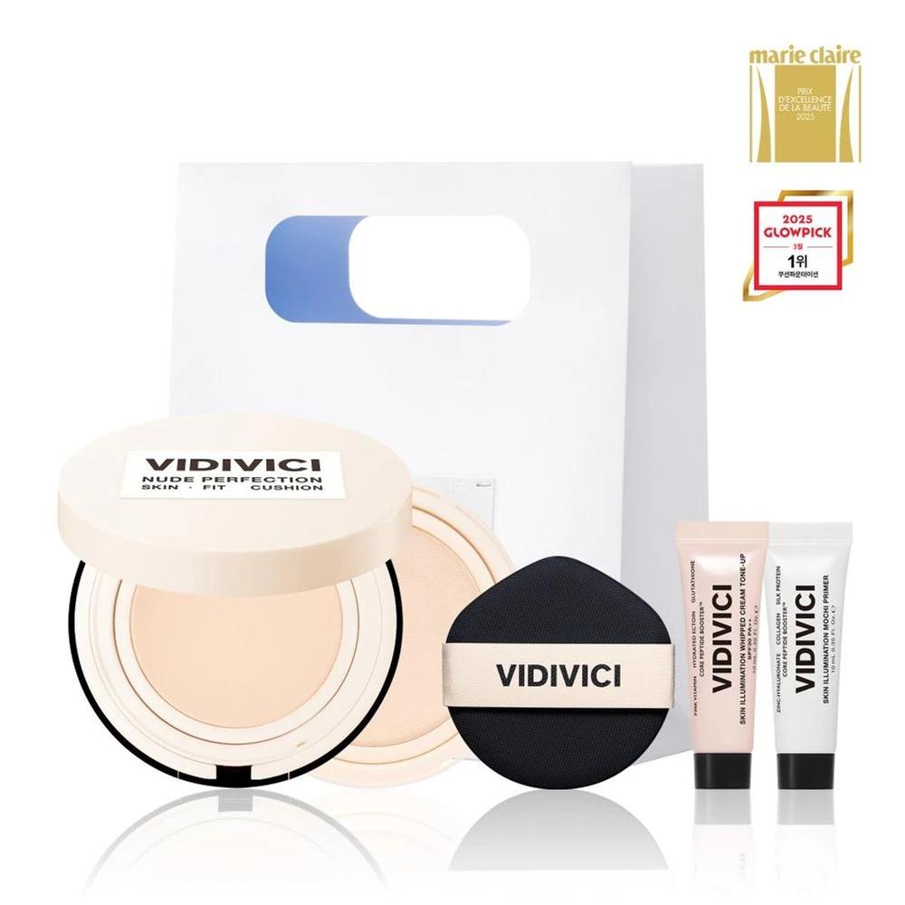 Nude Perfection Skin Fit Cushion SPF50+ PA++++ (Main Product + Refill) 001_17N Pair