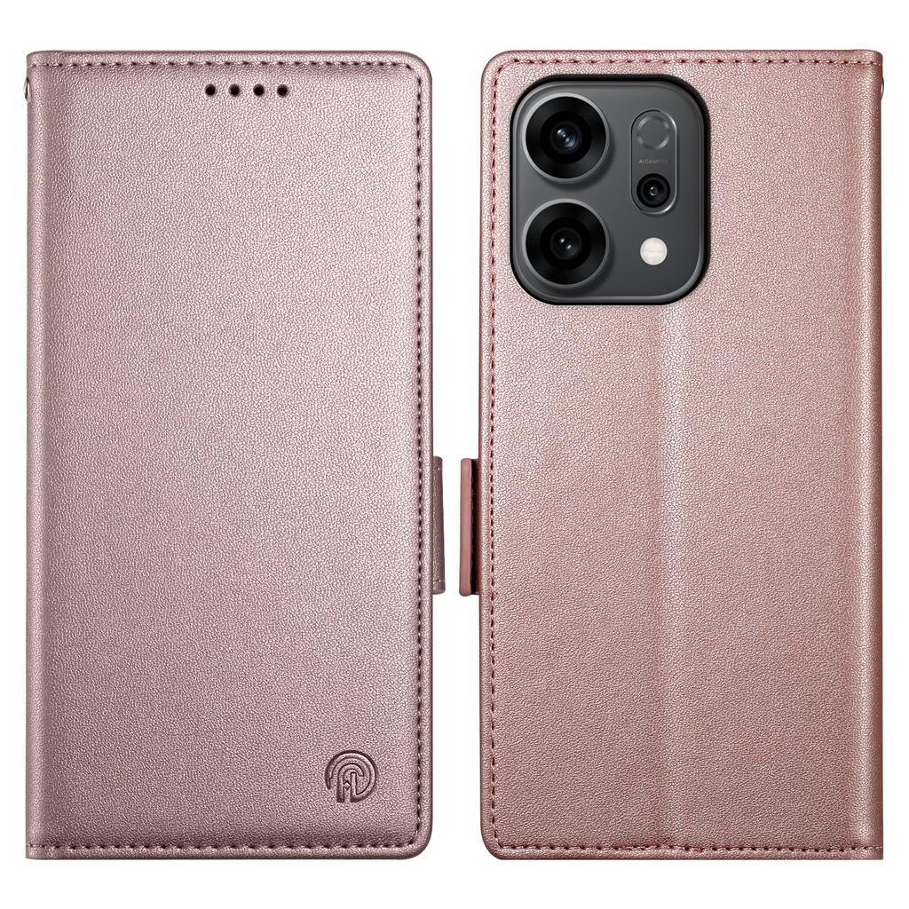 For Oppo Reno14 F 5G Stand Case PU Leather Wallet Phone Cover