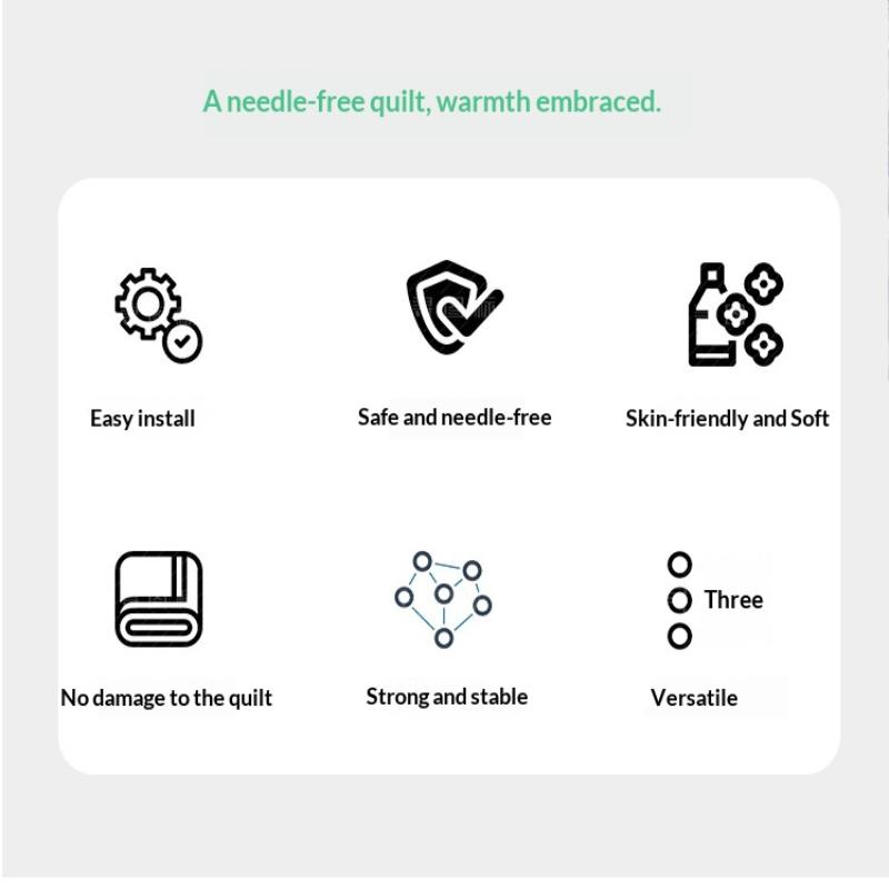 Etikettierpistole Quilt-Halter Anhängerpistole Weiches Silikon Nadeloser Schnappverschluss Einzelnadel Nähpistole Nicht-Verfolgung Blatt Anti-Rutsch Werkzeug