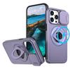 Luxury Magnetic Slide Camera Protection Case For iPhone 16 15 14 13 12 11 Pro Max Plus X XS XR 8 7 For Magsafe Ring Stand Cover