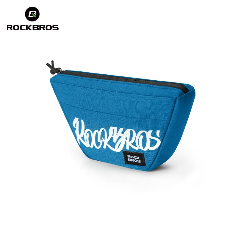 Велосумка Rockbros на раму для Brompton, сумка на руль, портативная, большая вместимость 0,7 л, водонепроницаемая, многофункциональная сумка about 0.7L