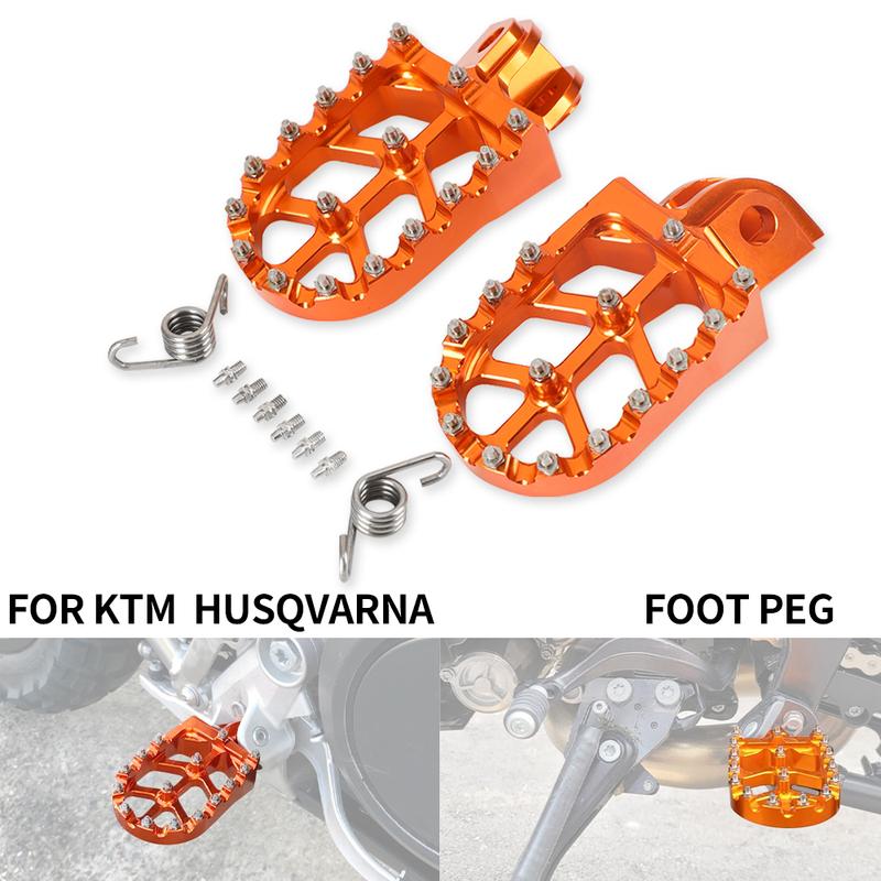 Motorcycle Footpeg Foot Pegs Pedals Rests For KTM SX SXF EXC EXCF XCF XCW XCFW 65 85 125 150 250 300 350 400 450 530 ADVENTURE