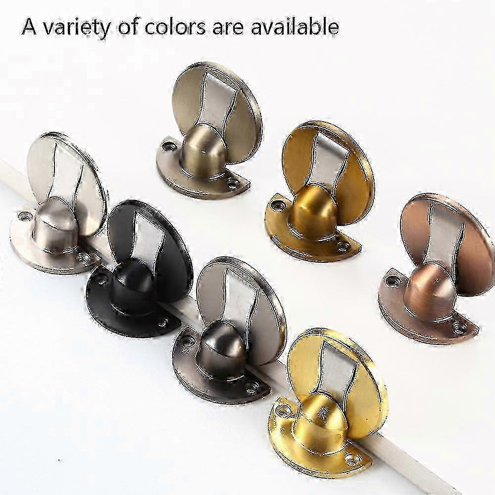 2025 Door Stopper, Invisible Magnetic Door Stop, Stainless Steel Floor Magnetic Door Catch Door Holder