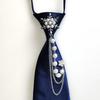 Unisex Pearl Tassel No-Knot Bow Tie Shirt - Casual Fashion Trend