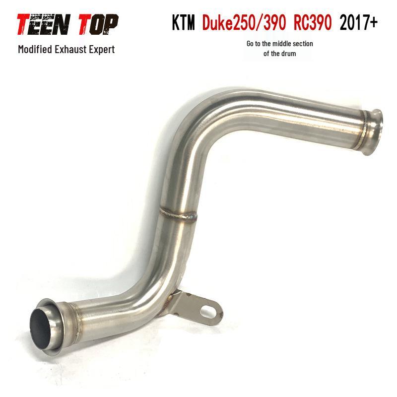 

Подходит для KTM Duke 250/390 и RC390 2017+ Выхлопная средняя секция с катализатором