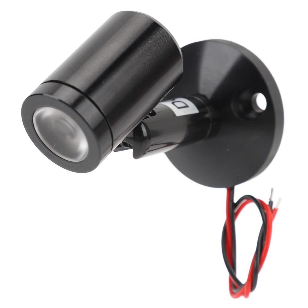 2er-Pack 1W LED Akzentstrahler DC 12V Drehbar LED Spotlights Schmuckvitrine